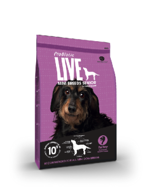 ProBiotic LIVE - ProBioTic LIVE Hund Senior/Overweight Mini Breed Kalkun