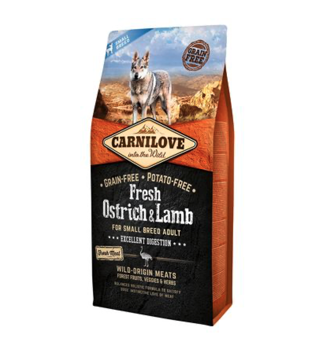 Carni Love - Carnilove Small, Ostrich & Lamb 