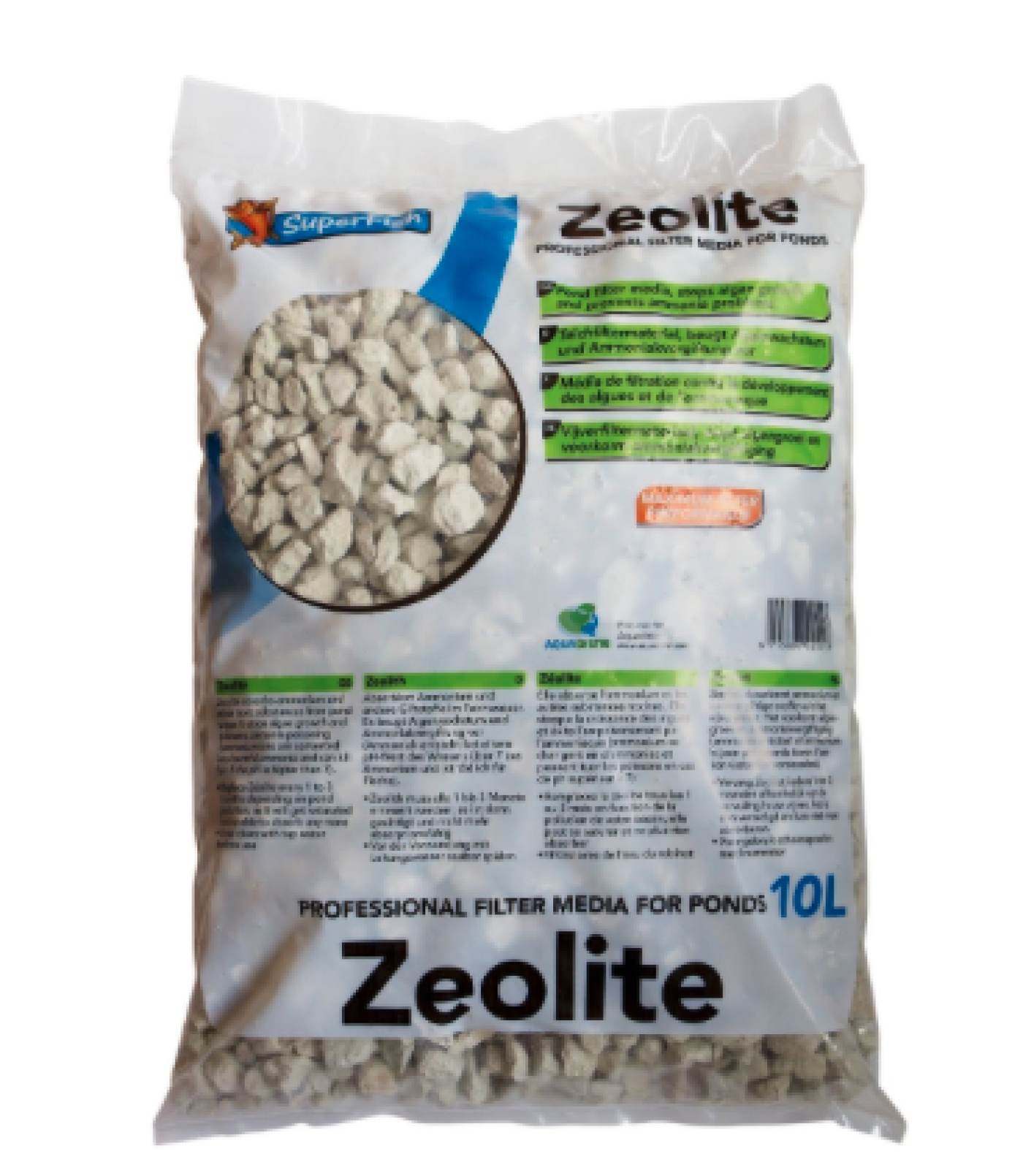 SuperFish - SuperFish Zeolite filtermedie 10 l.