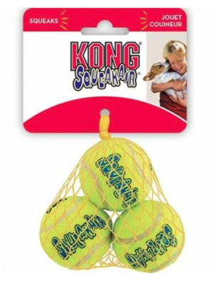 Kong - AIR KONG Squeaker tennisbolde, xs, 3 stk. 