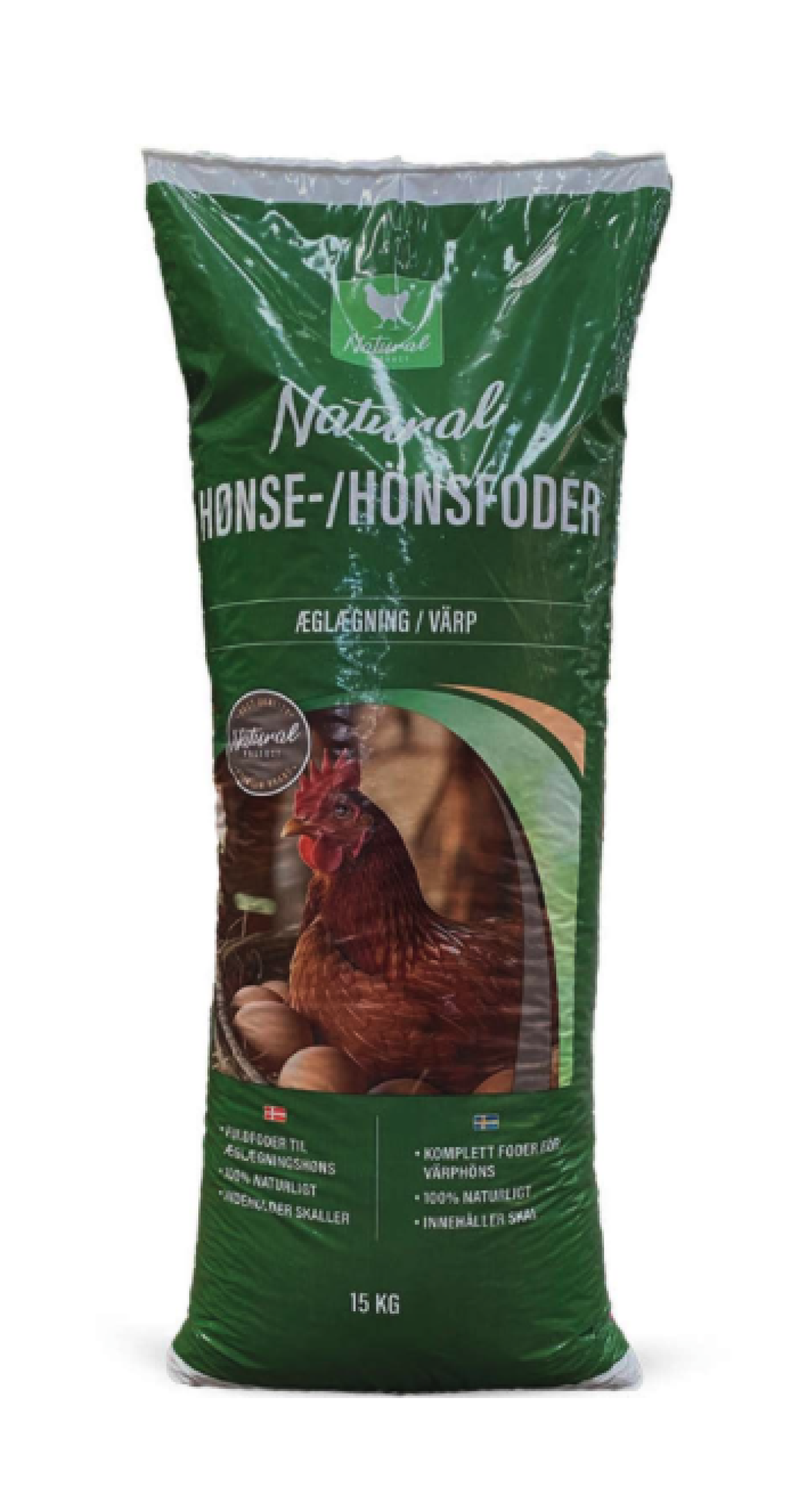 Natural - Natural Hønsefoder, Æglægning, 15 kg.