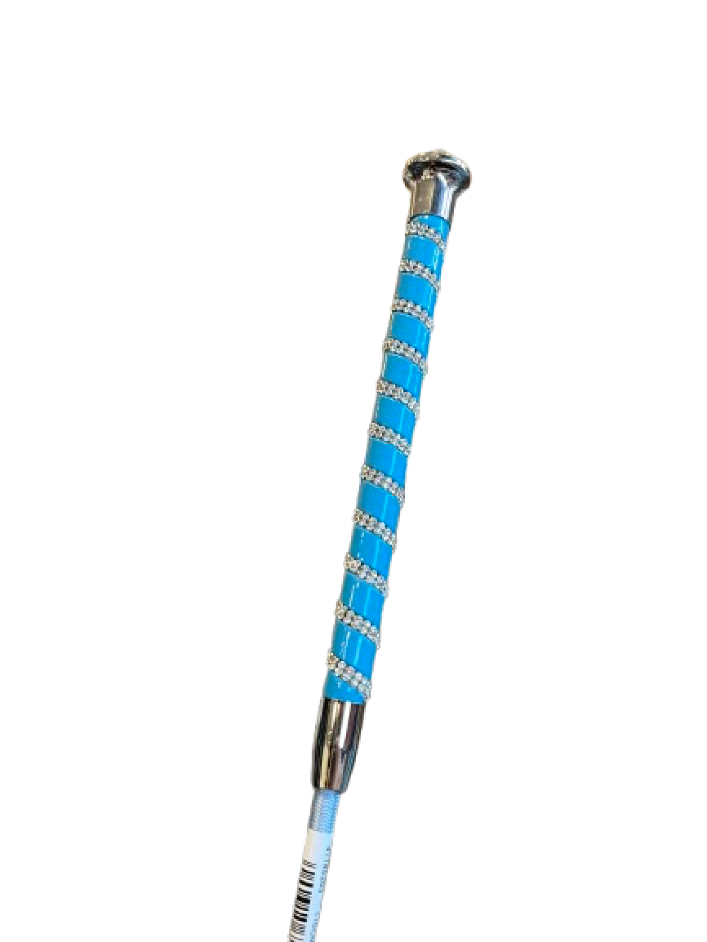 HKM - HKM Ridepisk m. diamanter, Tyrkis 110 cm.