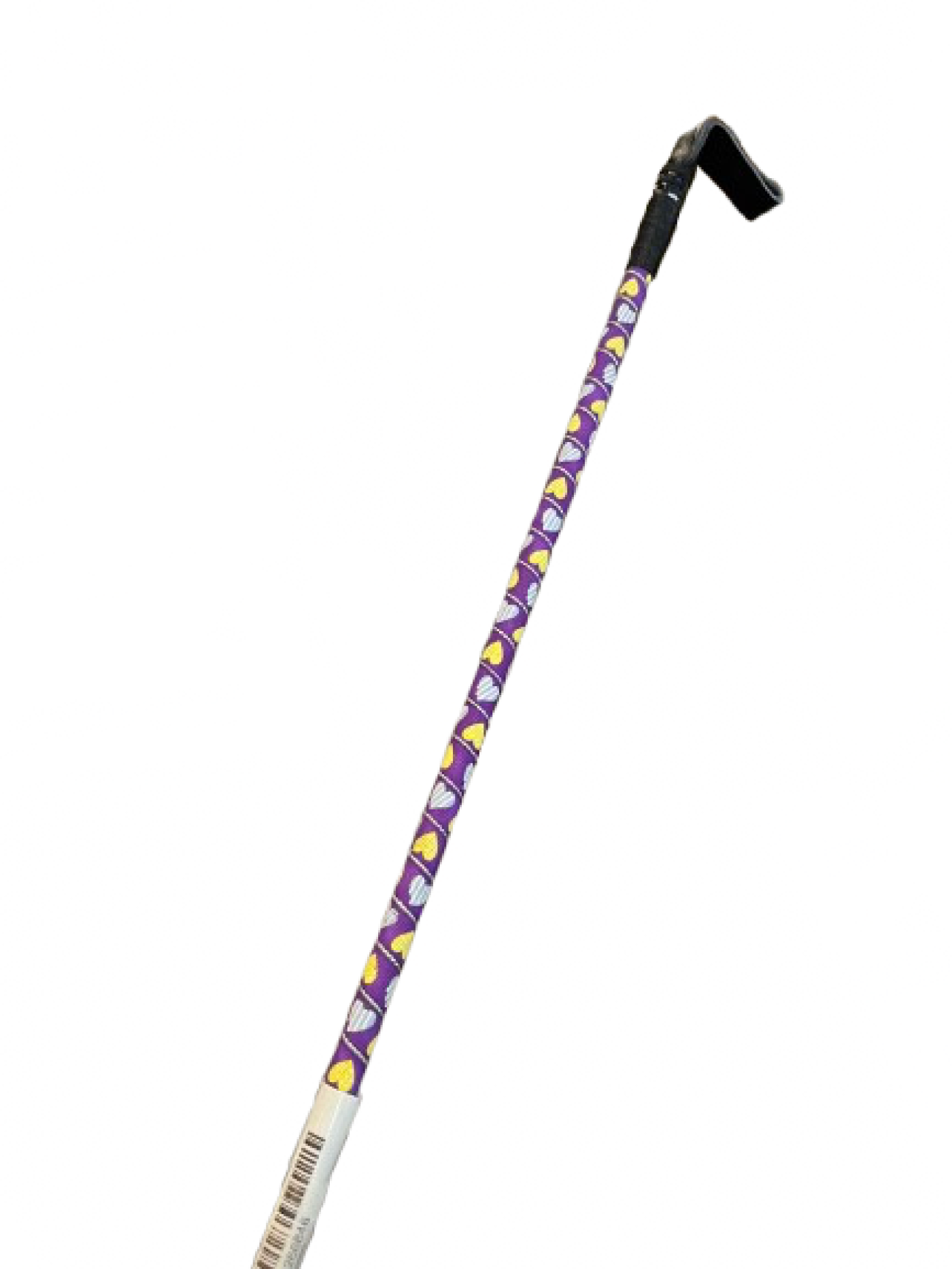 Eldorado - Pisk m. hjerter, lilla med hjerter 65 cm.