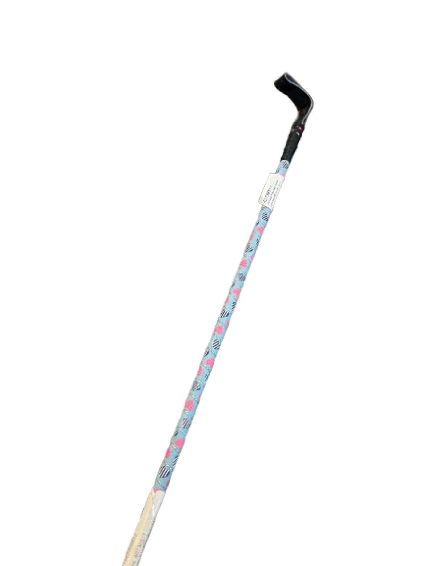 Eldorado - Pisk m. hjerter, lyseblå med hjerter 65 cm.