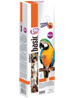 LoloPets - Frøstænger papegøje m. frugt
