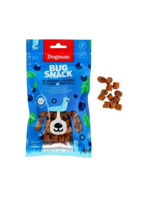 Dogman - Dogman Bug Snack blueberry 80 gr.