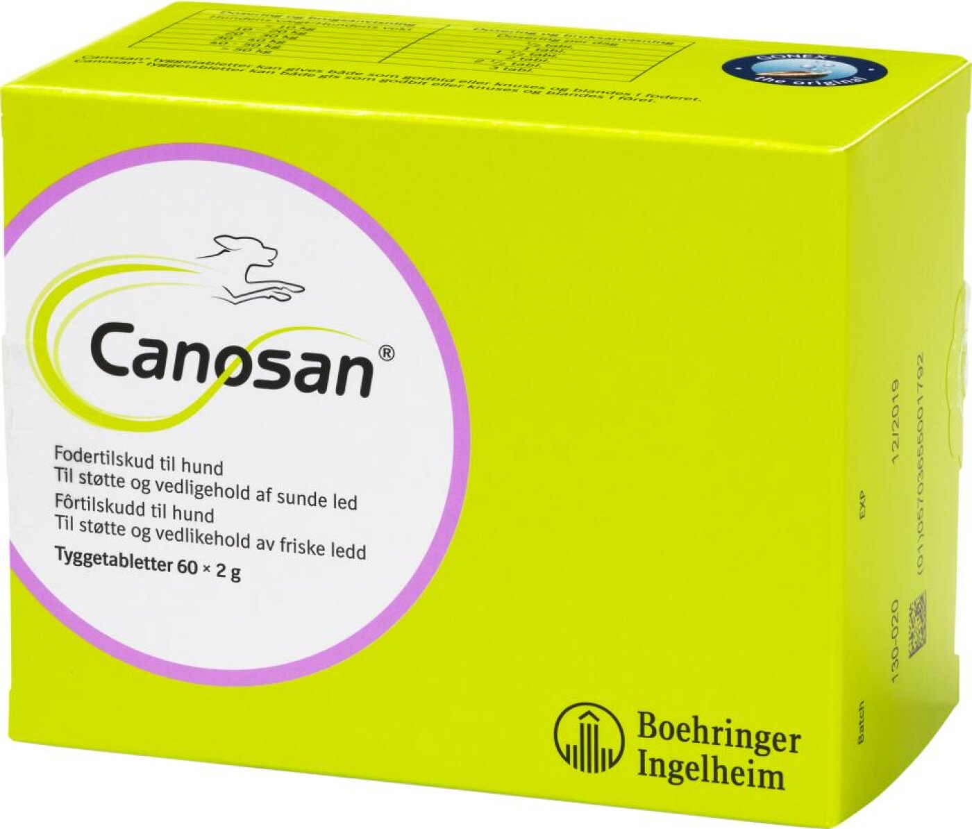 Canosan - Canosan hund 60x2 gr. 