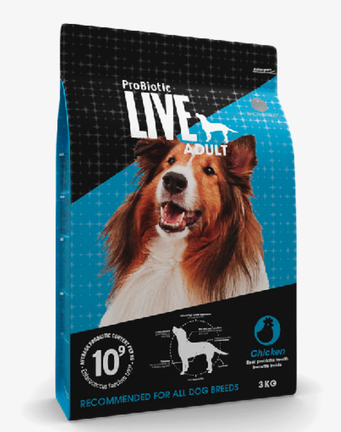 ProBiotic LIVE - ProBioTic LIVE Hund Adult All Breed Kylling