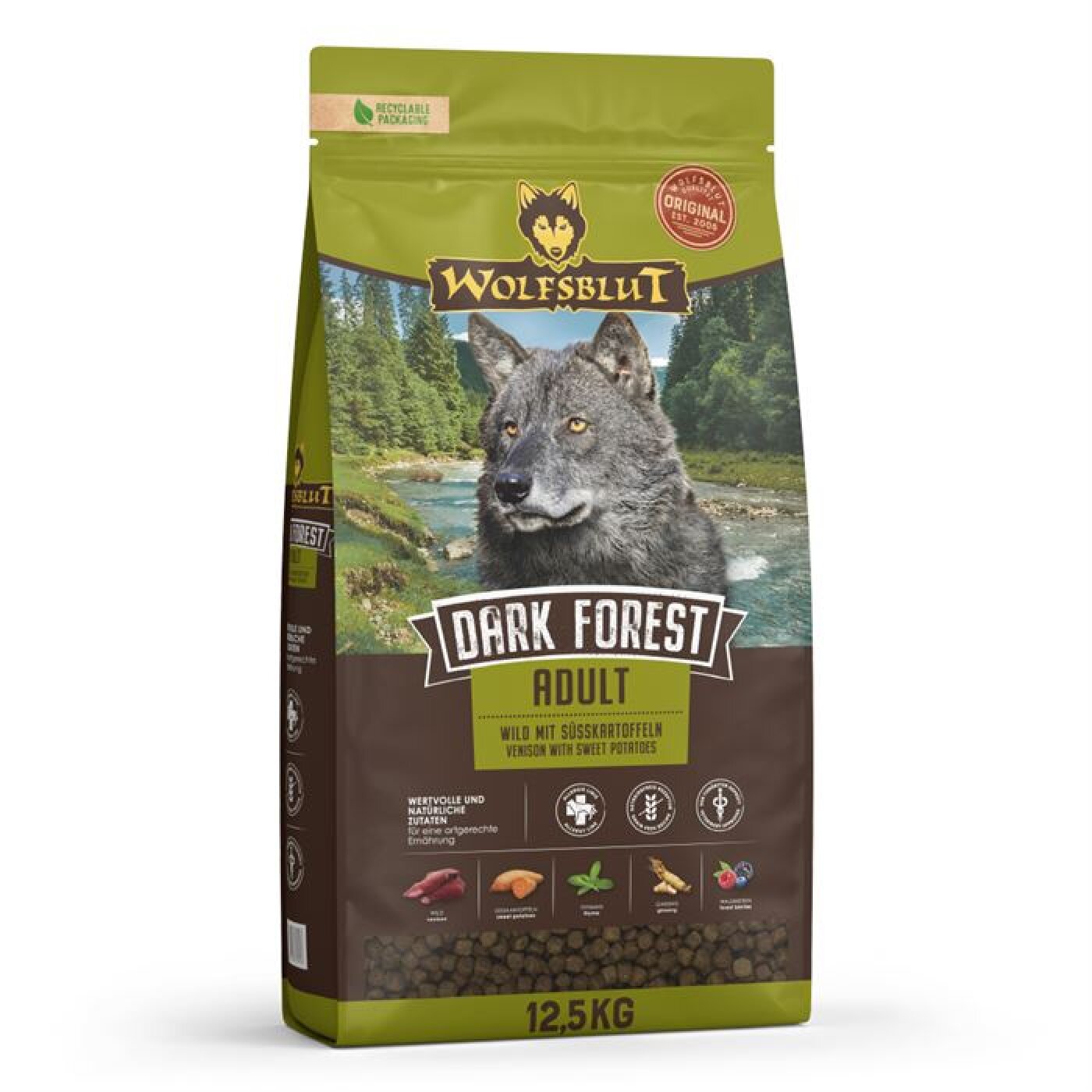 Wolfsblut - WOLFSBLUT, DARK FOREST, WILD, ADULT, MEDIUM