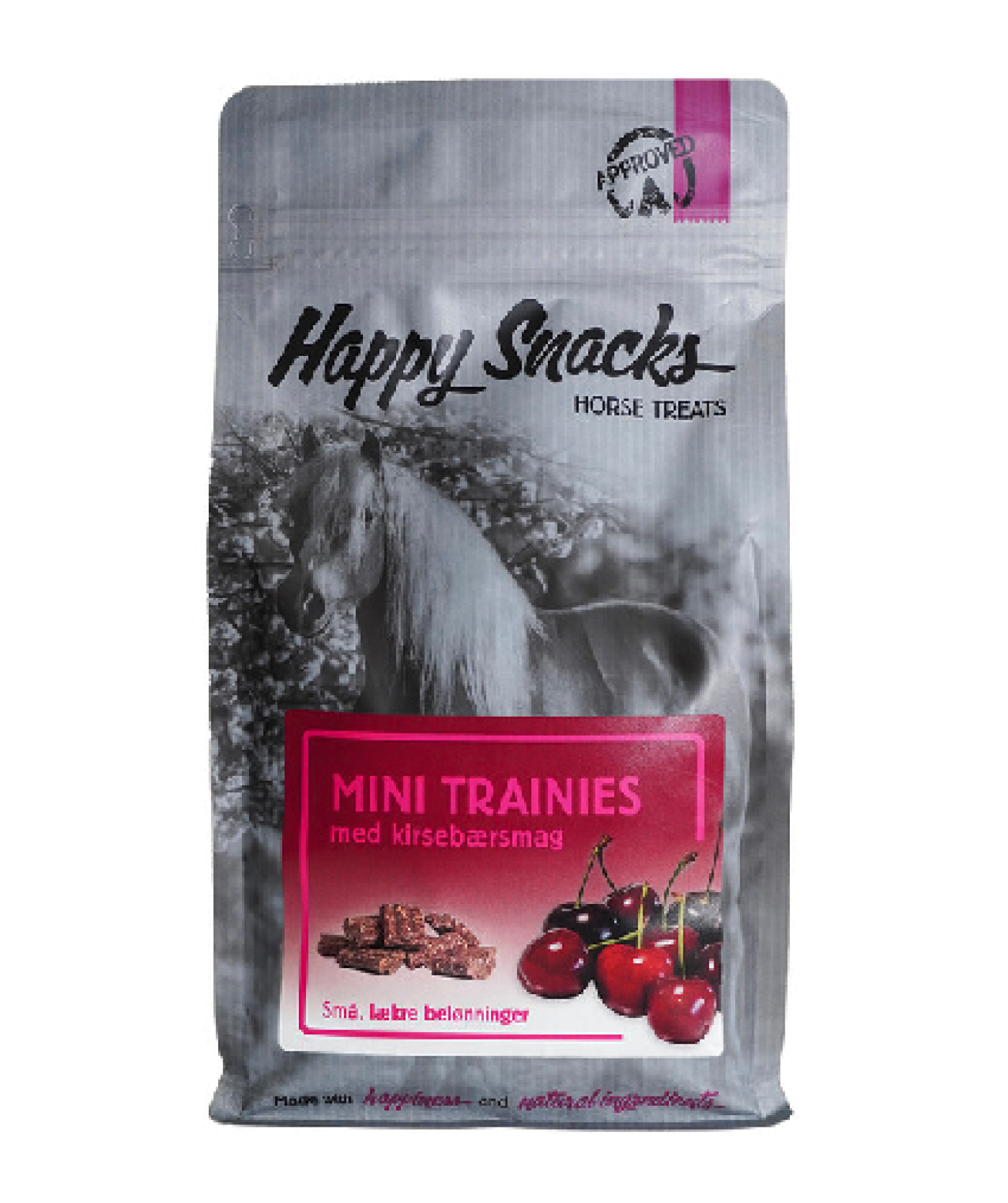Equidan - Happy Snacks Mini Trainies m kirsebærsmag 1kg
