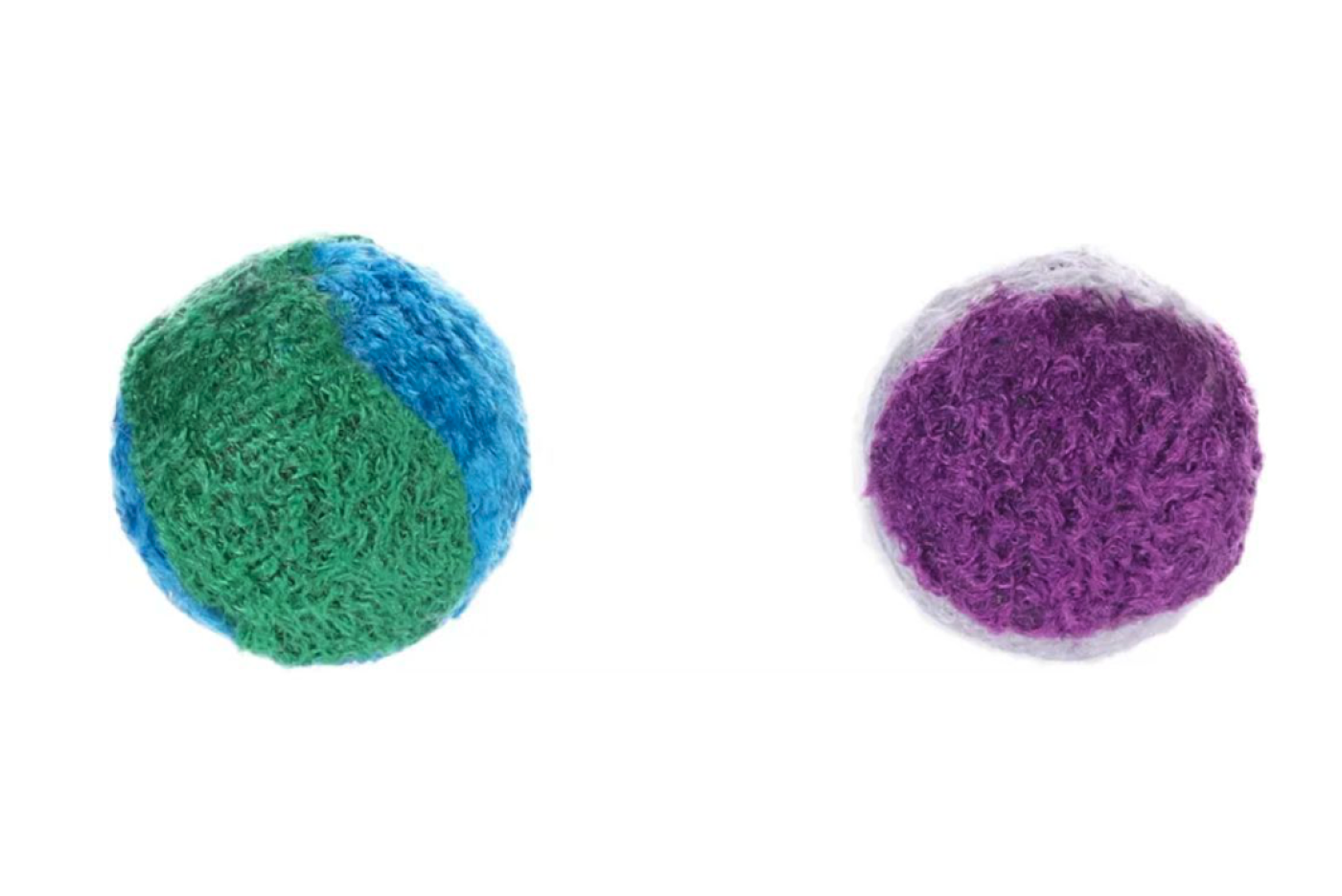 Flamingo - Kattelegetøj tennisbold med raslen