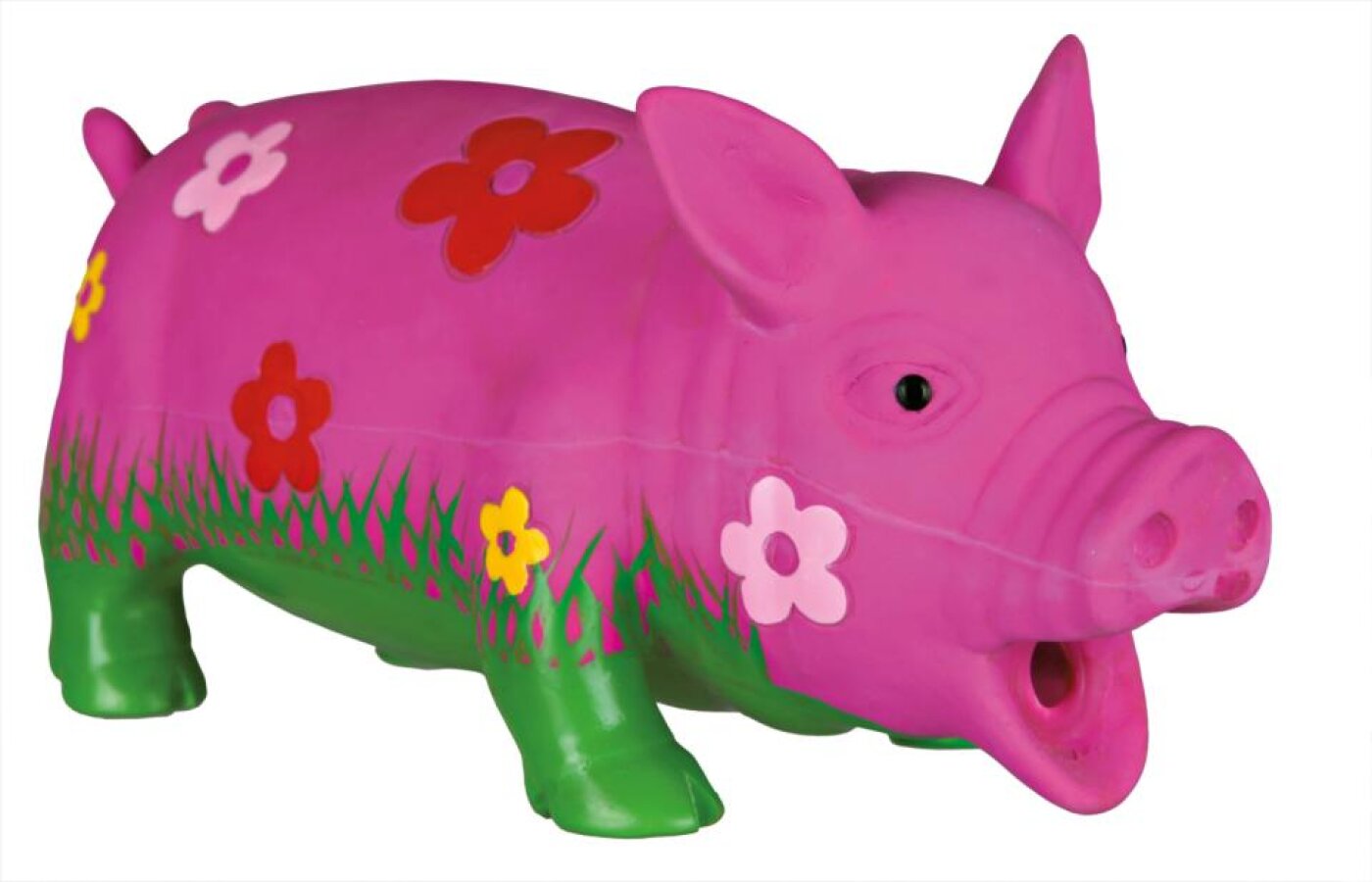 Trixie - Trixie Gris med blomster, naturlig lyd 20 cm.