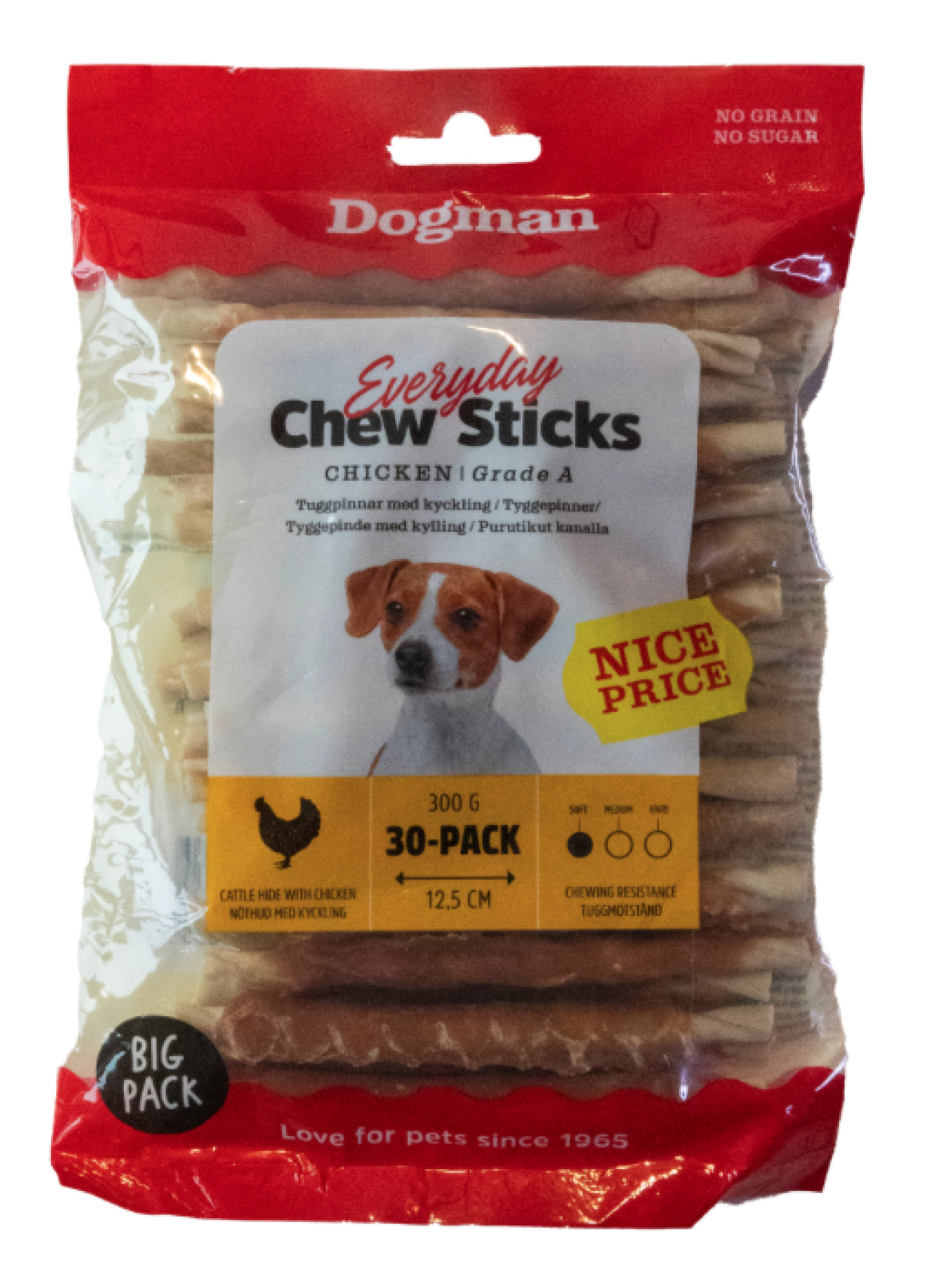 Dogman - Dogman Tyggepinde m. Kylling