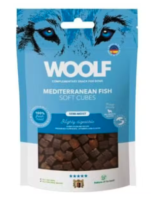 Woolf - Woolf Soft Cubes Meditanean Fish 100 gr.