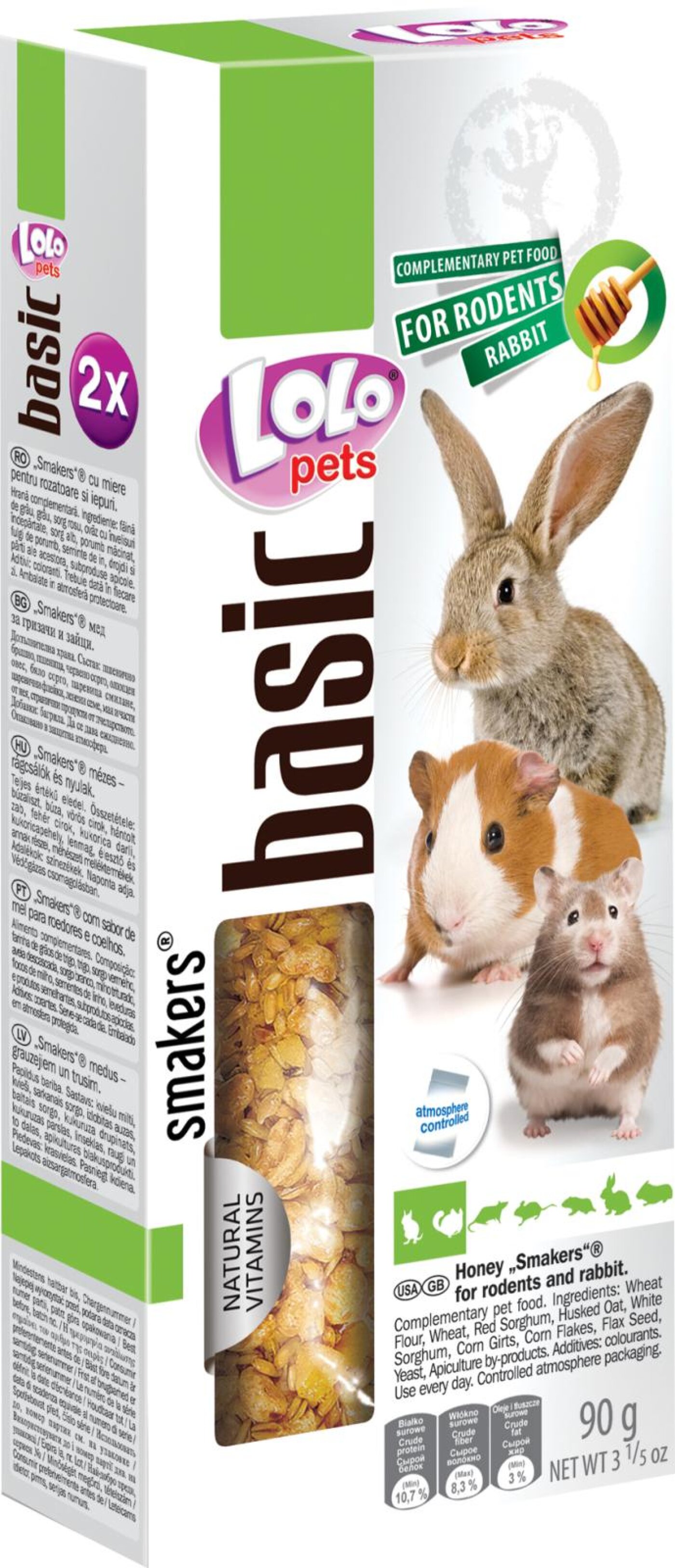 LoloPets - 2xfrøstænger Gnaver Honning