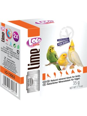 LoloPets - 2 x Kalksten Natural   35 g