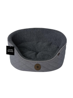 Nordic Paws - Jagt Fleece Grå hundeseng