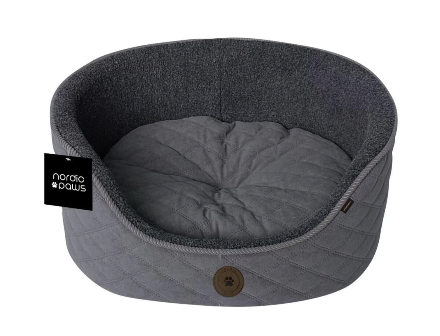 Nordic Paws - Jagt Fleece Grå hundeseng