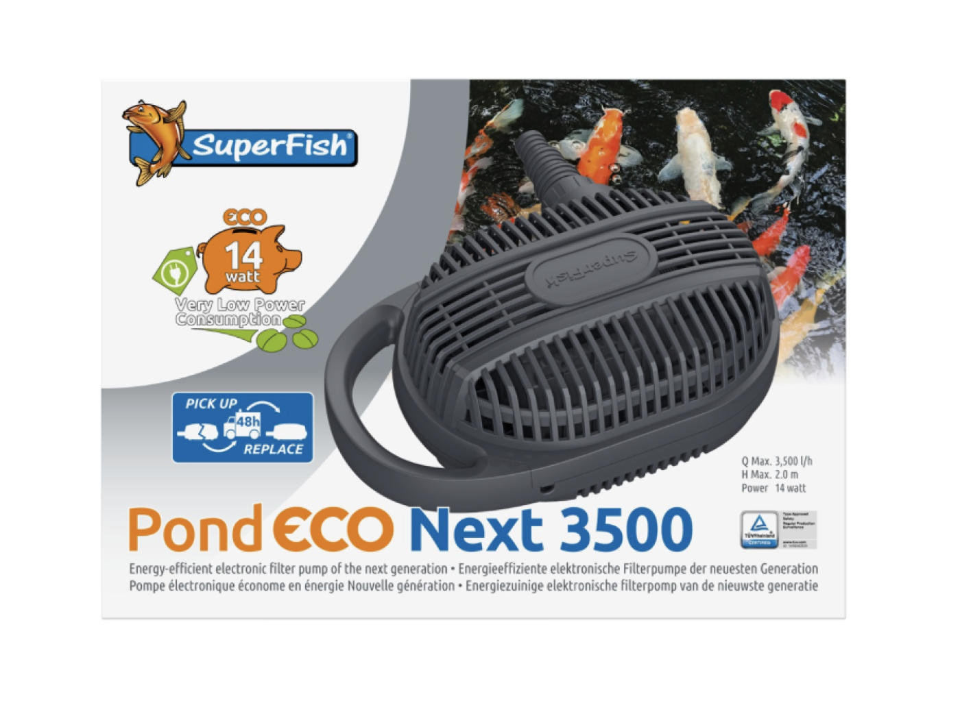 SuperFish - POND ECO NEXT 3500-14 WATT