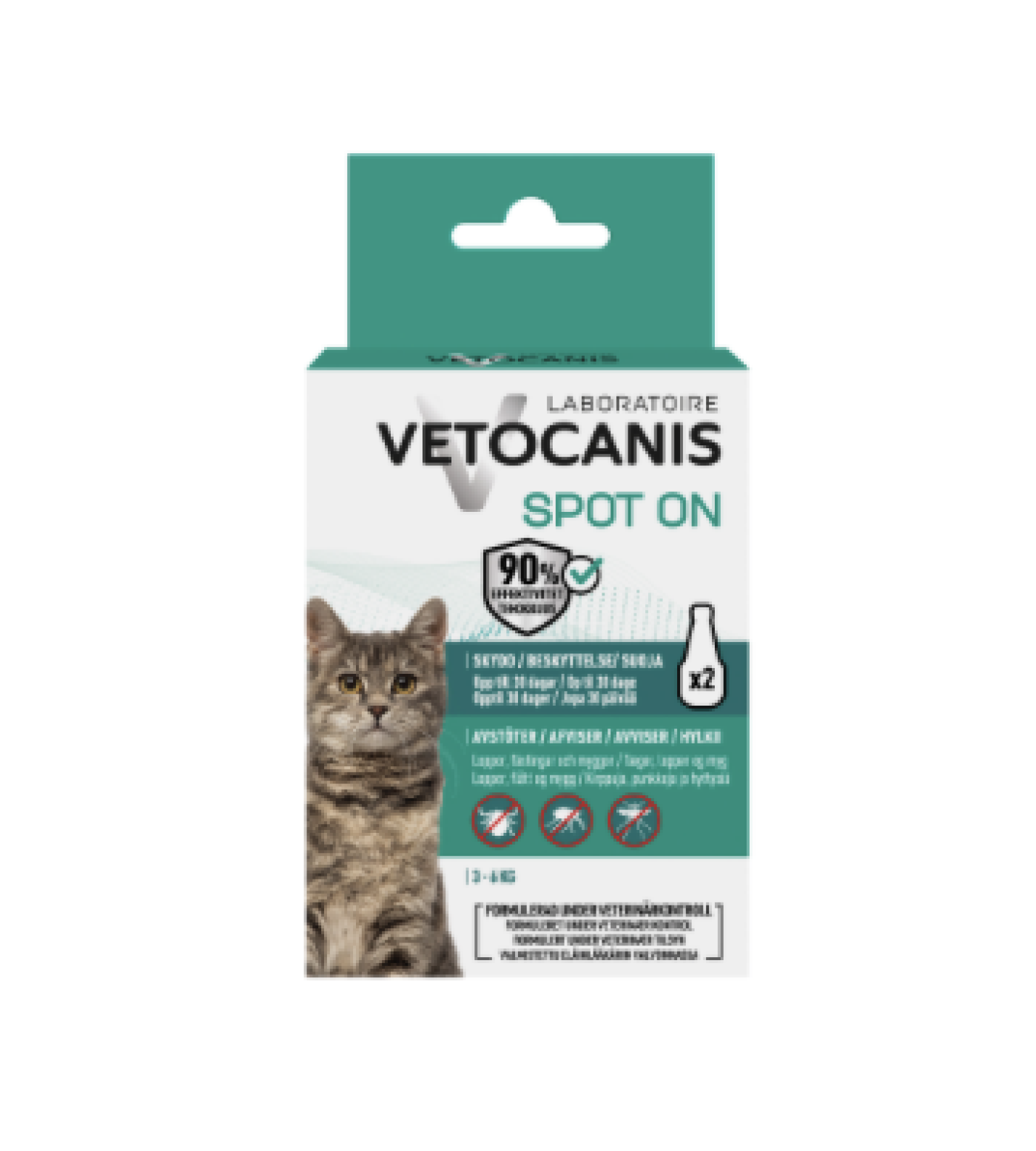 Vetocanis - Anti-parasit Spot on Kat