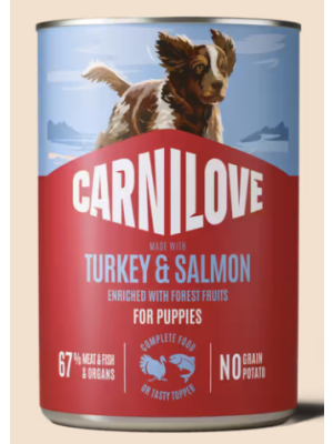 Carni Love - CarniLove Puppy Salmon & Turkey (Dåse) 
