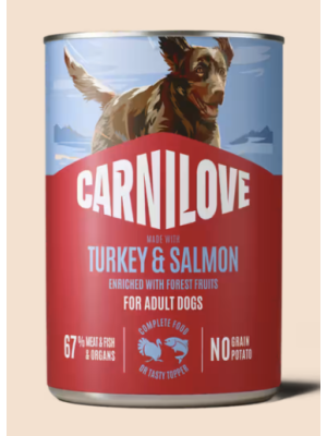 Carni Love - CarniLove Salmon & Turkey (Dåse) 