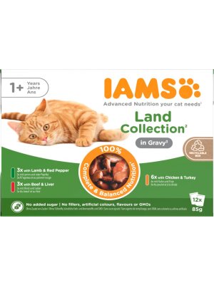Iams - IAMS Land Collection in Gravy 12x85g