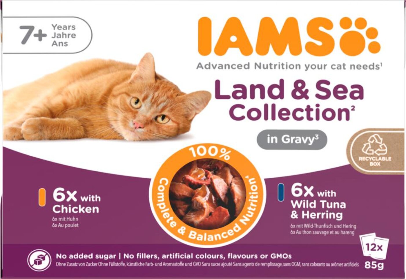Iams - IAMS Land  Sea Collection in Gravy 12x85g