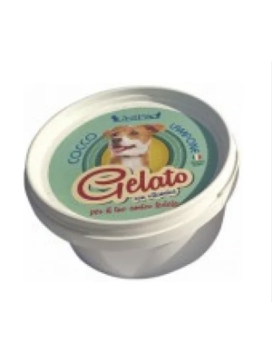 Gelato - Whesco Hunde Is m. Kokos & Hindbær