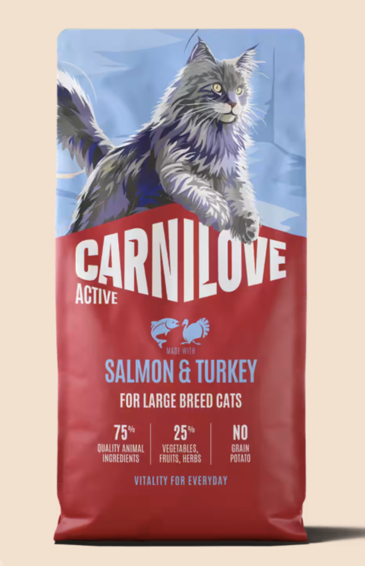 Carni Love - CarniLove Cat Large Breed Salmon & Turkey