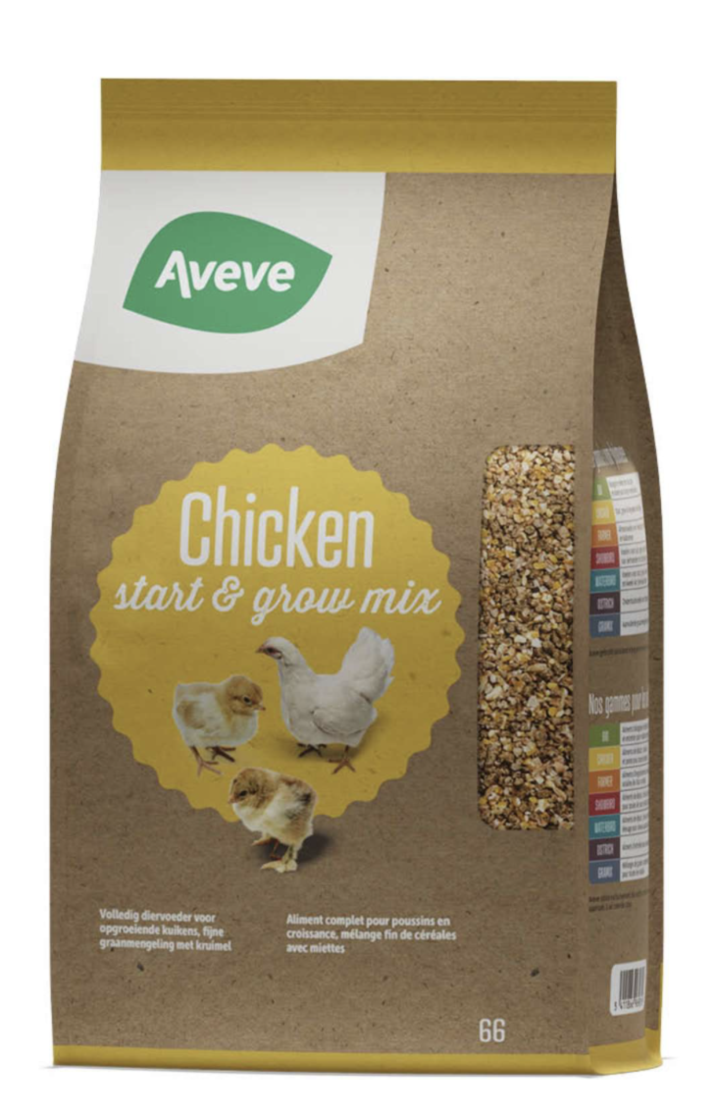 Natural - Aveve Chicken Start Grow Mix 