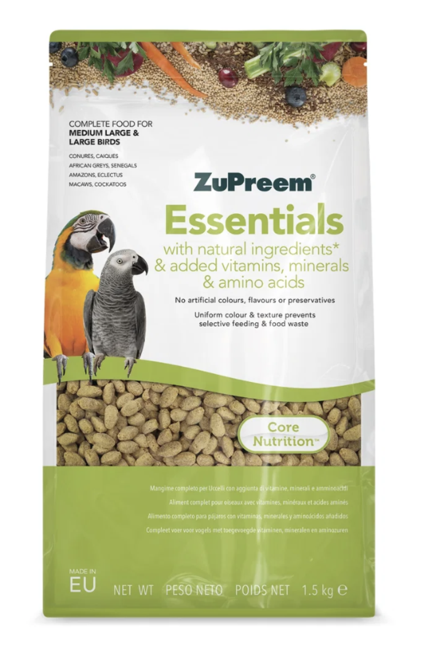 Akudim - Zupreem Essentials Papegøjefoder