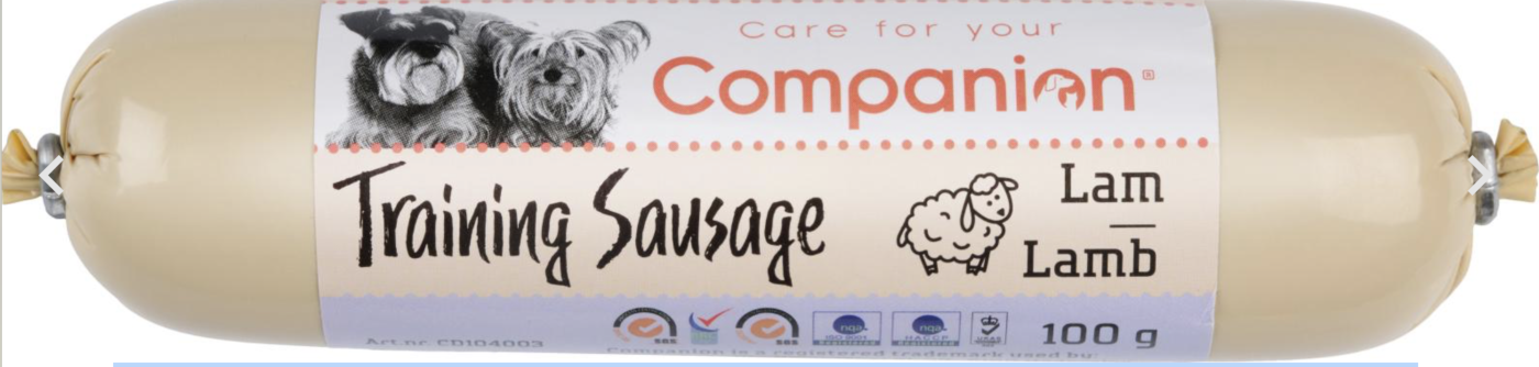 Companion - Companion Training Sausage Lamb